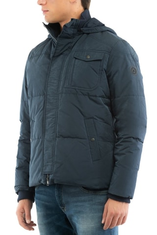 Anorak con capucha - Azul claro