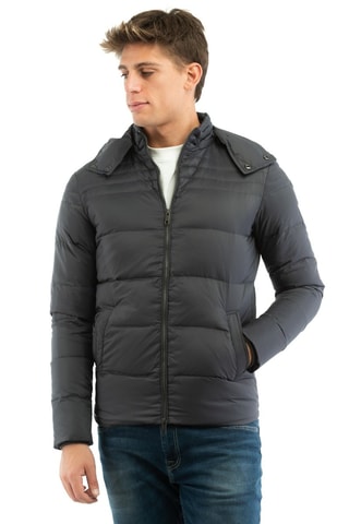 Anorak con capucha - Gris oscuro