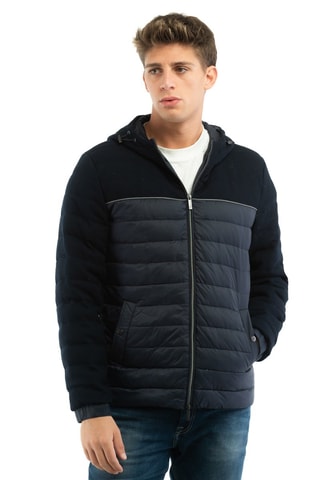 Anorak con capucha - Azul