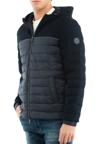 Anorak con capucha - Azul