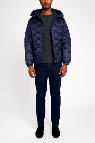 Anorak con capucha - Azul marino