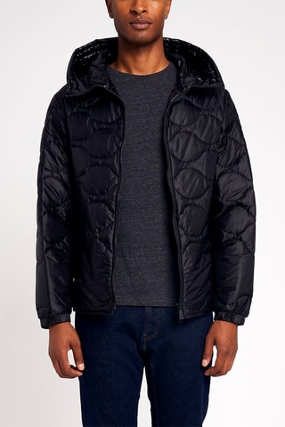 Anorak con capucha - Negro