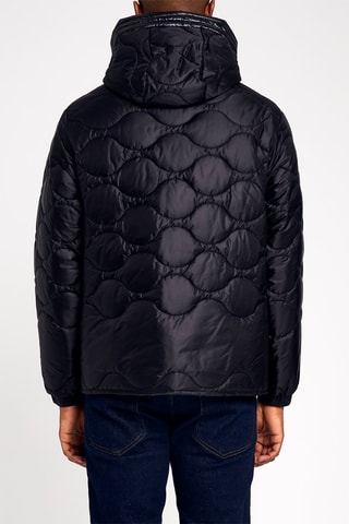 Anorak con capucha - Negro