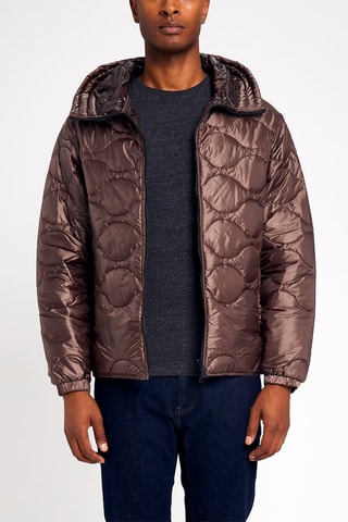 Anorak con capucha - Marrón