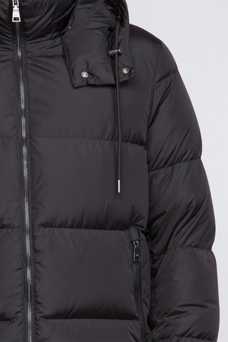 Anorak con capucha - Negro