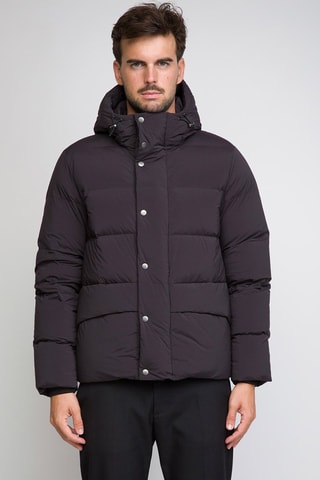 Anorak con capucha - Negro