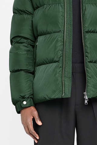 Bómber con capucha - Verde