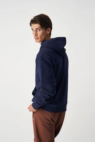 Sudadera con capucha - Azul marino