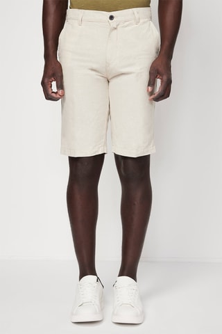 Short de lino N.Sadeck - Marfil