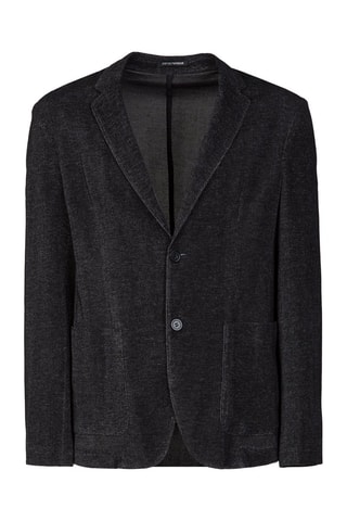 Blazer - Negro jaspeado - Emporio Armani