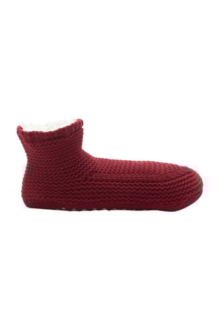 Chaussons - Rouge brique