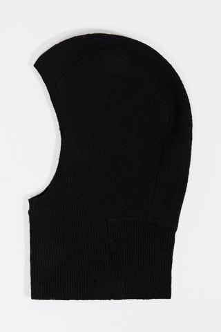 Cagoule en laine - Noir