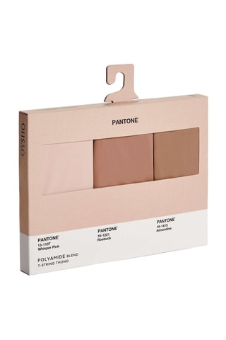 3 tangas - Nude et marron