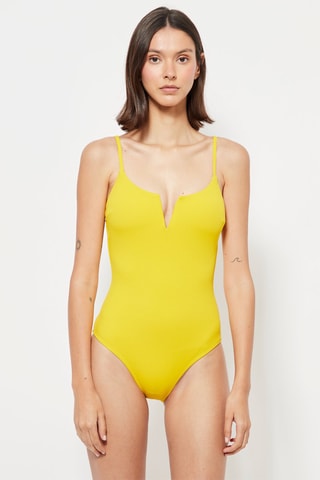 Maillot 1 pièce - Jaune