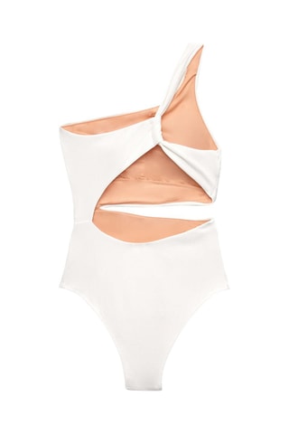 Trikini asymétrique - Blanc