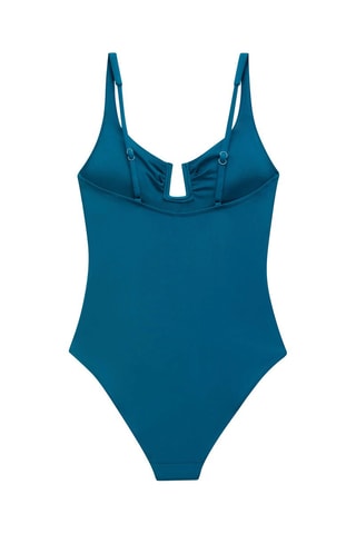 Maillot 1 pièce - Bleu canard