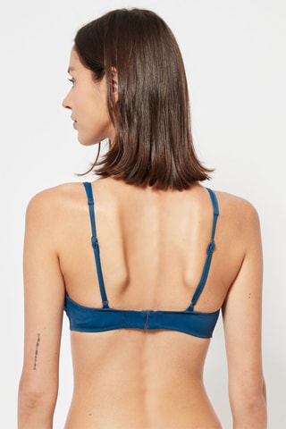 Haut de maillot coques - Bleu pétrole