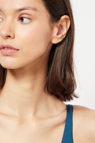 Haut de maillot coques - Bleu pétrole