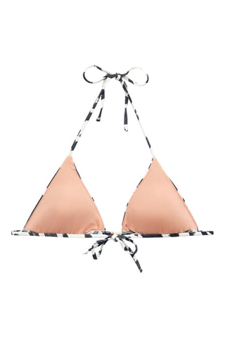 Haut de maillot - Ecru et noir