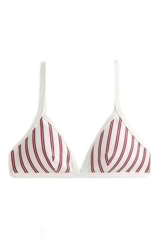 Haut de maillot - Blanc et rouge