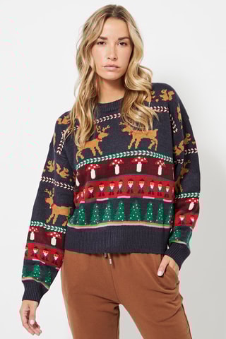 MASQUE DEMANDE ACHAT Pull - Bleu nuit