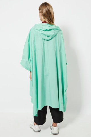 Poncho à capuche - Vert