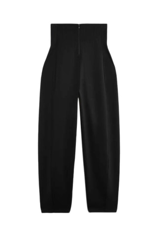 Pantalon taille haute - Noir