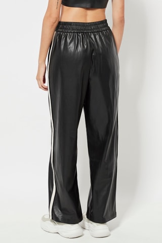 Pantalon droit taille haute - Noir