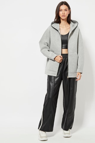 Pantalon droit taille haute - Noir