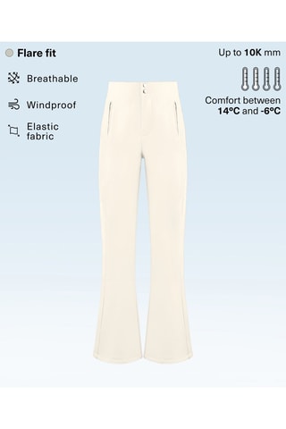 Pantalon flare - Ecru