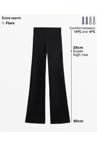 Pantalon flare - Noir
