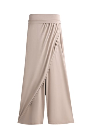 Pantalon palazzo - Beige