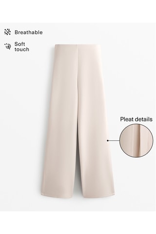 Pantalon palazzo - Beige
