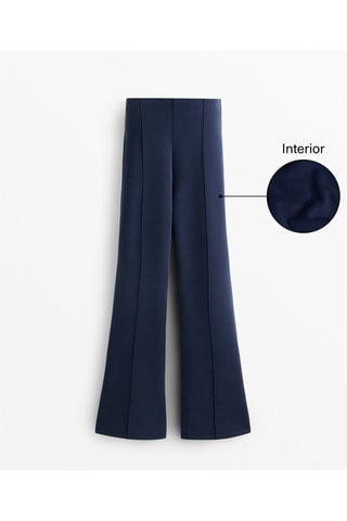 Pantalon flare - Bleu marine