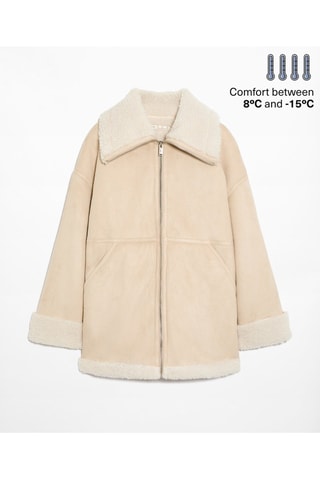 Manteau réversible - Beige