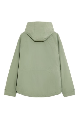 Coupe-vent à capuche - Vert clair