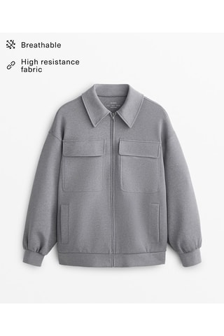 Veste oversize - Gris