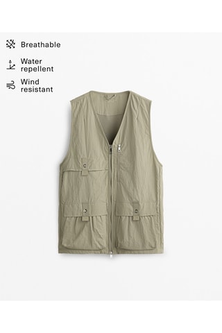 Veste sans manches - Kaki