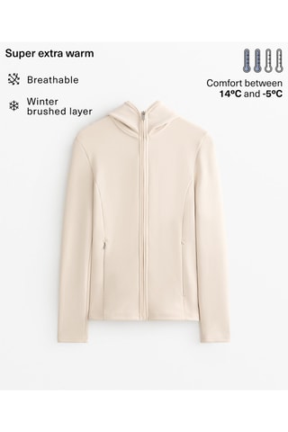 Veste à capuche - Beige