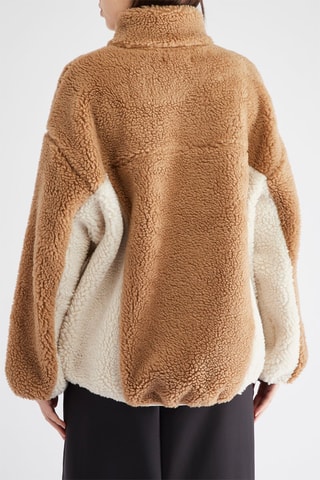 Veste - Blanc et marron