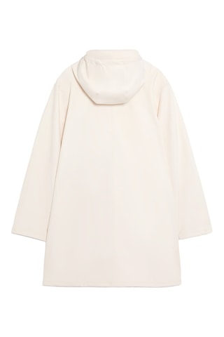 Imperméable à capuche - Blanc cassé