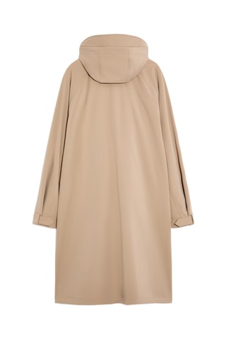 Imperméable à capuche - Camel