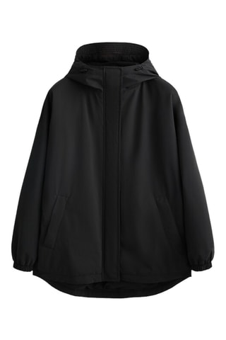 Imperméable à capuche - Noir