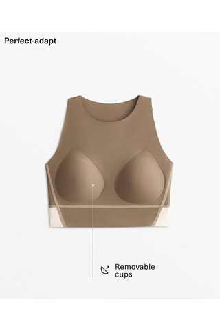 Brassière de sport - Marron