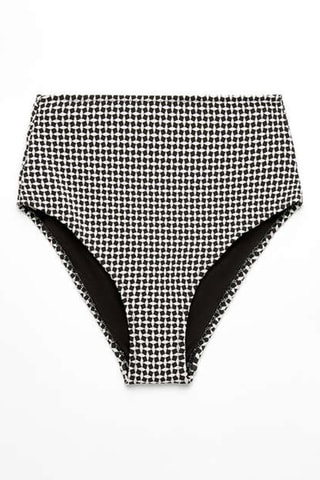 Bas de maillot taille haute - Noir