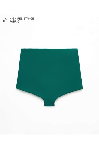 Bas de maillot taille haute - Vert