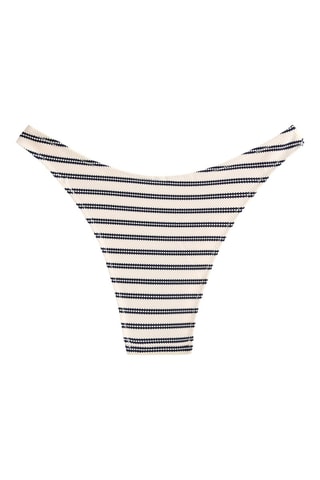 Bas de maillot taille haute - Beige