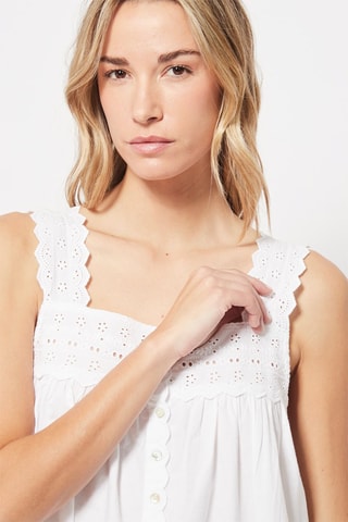 Chemise de nuit Blanc