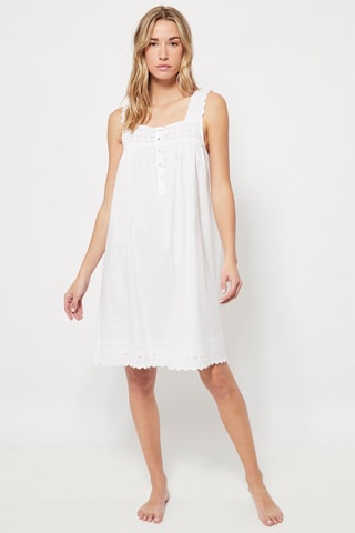 Chemise de nuit Blanc