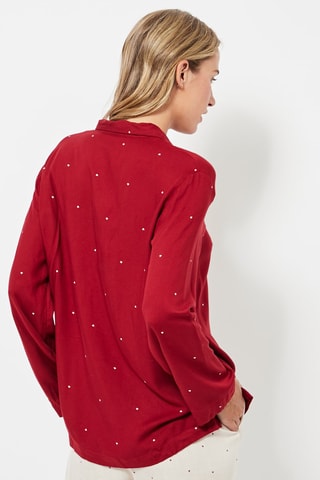 Chemise de pyjama - Rouge